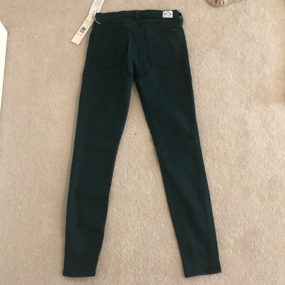 Dark Green Hudson Skinny Jeans - Picture 3 of 3